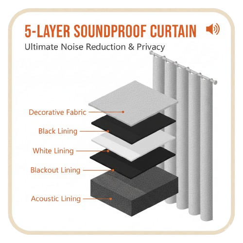 premium-quality soundproof curtains
