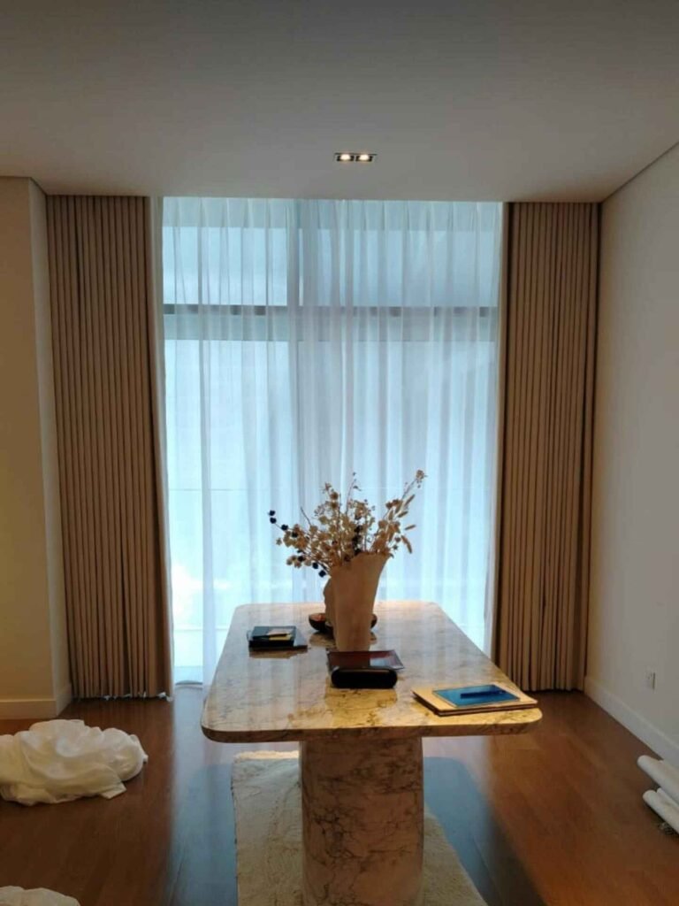 office wall curtains