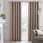 Eyelet Curtains - Beige