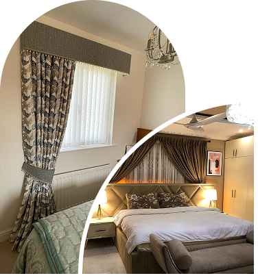 luxurious curtains in Dubai