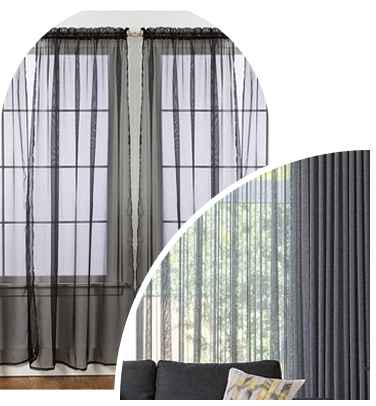 Office voile curtains Dubai