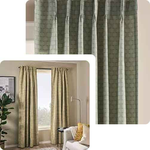dubai pinch pleat curtains