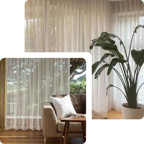 Sheer curtains collection