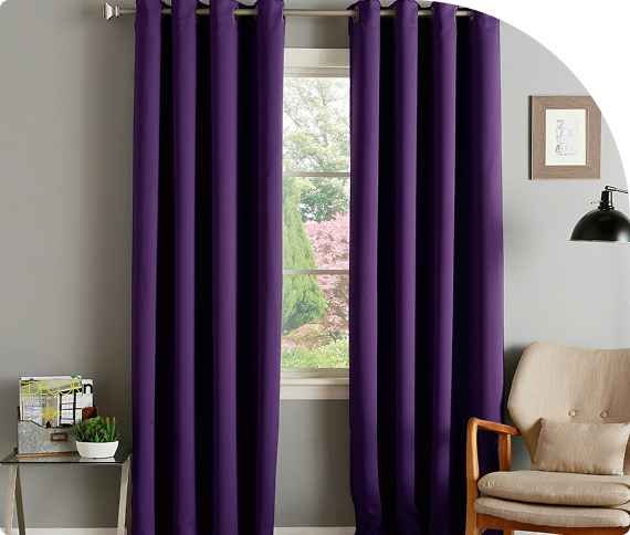 purpel sheer curtains dubai