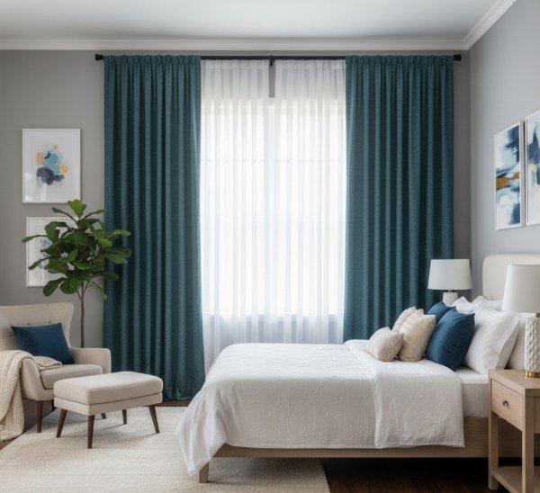 bedroom soundproof curtains