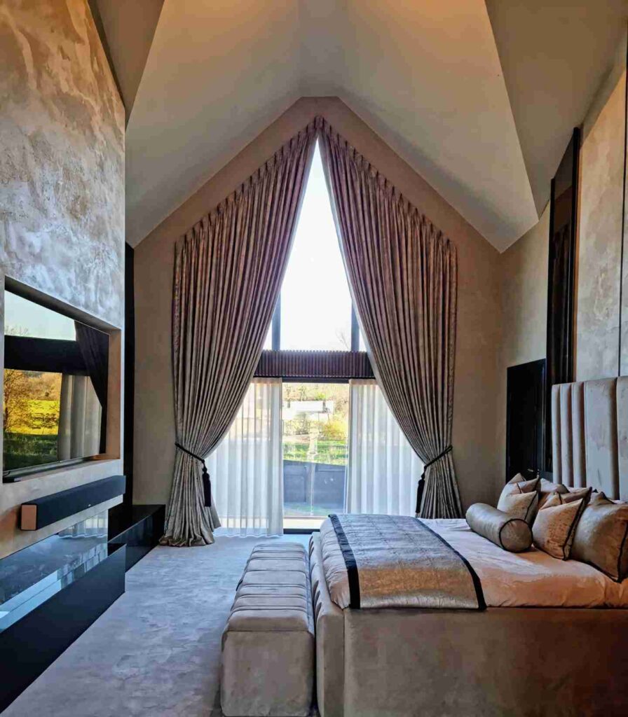 luxury bedroom curtains dubai