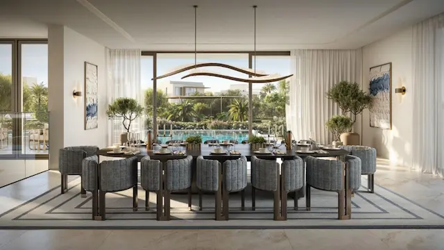 Sheer curtains Dubai modern interior