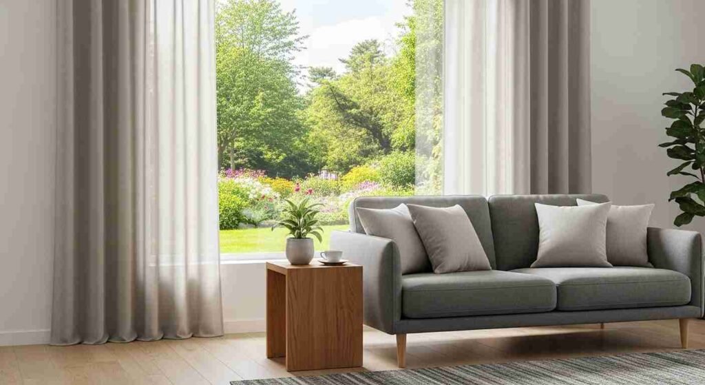 living room curtains dubai