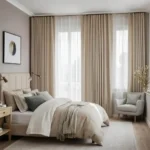 Golden wave blackout curtains