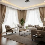 American Style Curtains for livingroom