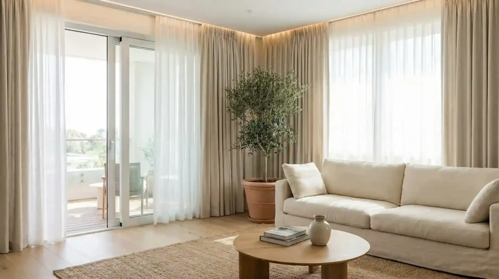 wave sheer curtains dubai