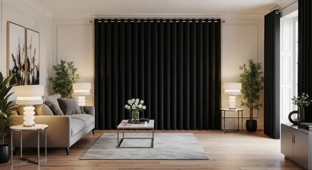 Modern Blackout Eyelet Curtains