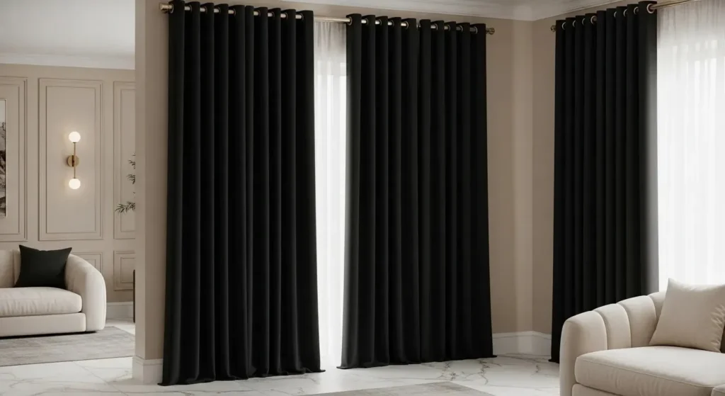 Premium Blackout Eyelet Curtains for livingroom