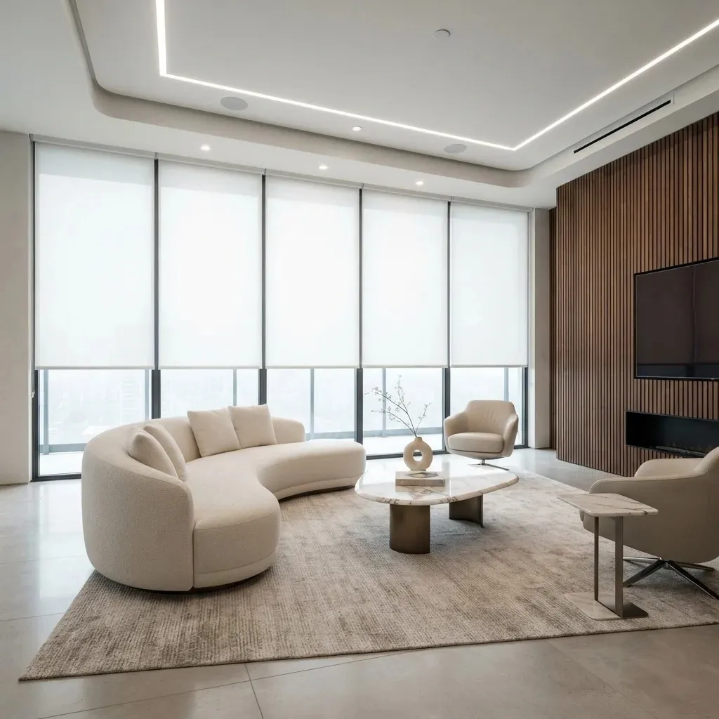 living-room-motorized blinds
