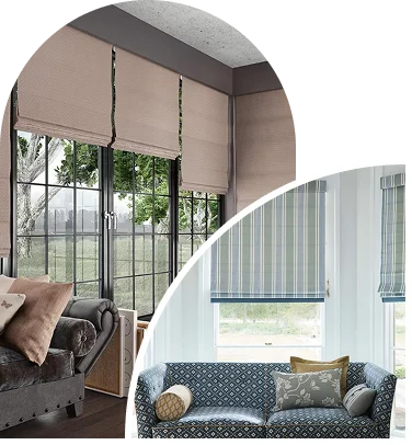 roman blinds shades