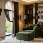 Sheer andBlackout Curtains on One Rod