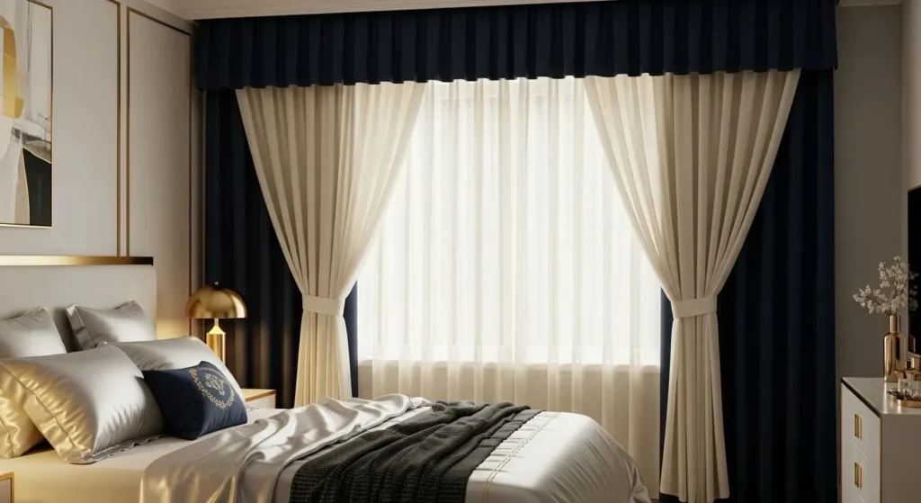 Sheer and Blackout Curtains Blind