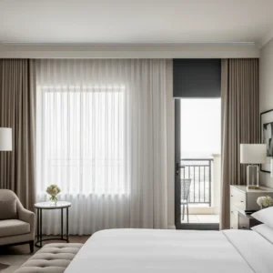 sheer linen wave curtains