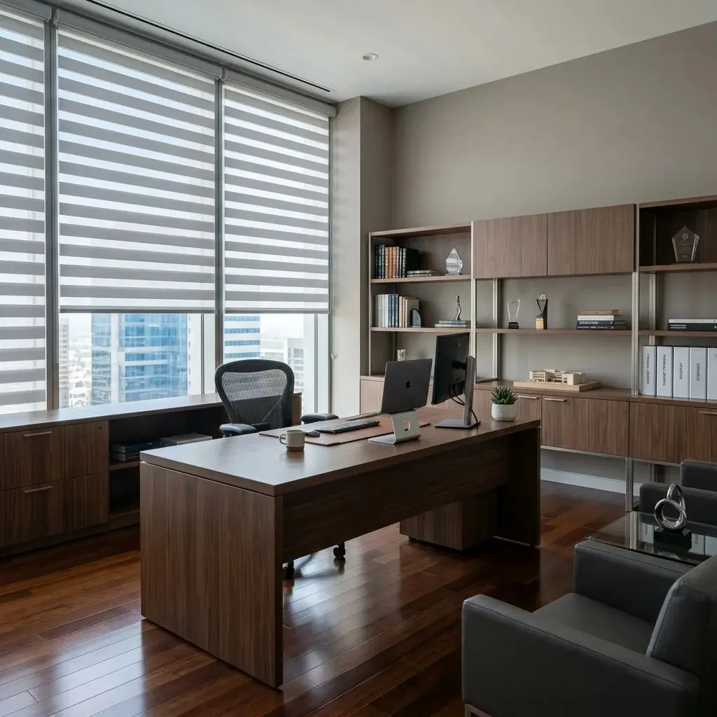 office duplex blinds