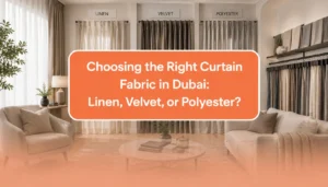 the best fabric of curtains for dubai homes