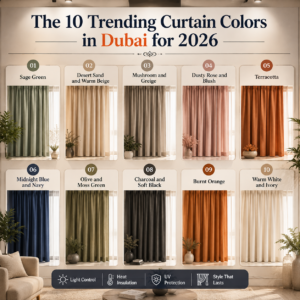 terending color collection of curtains
