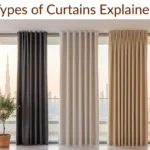 types of curtain explained